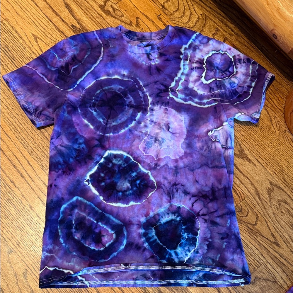 Purple Tie-Dye ice dye